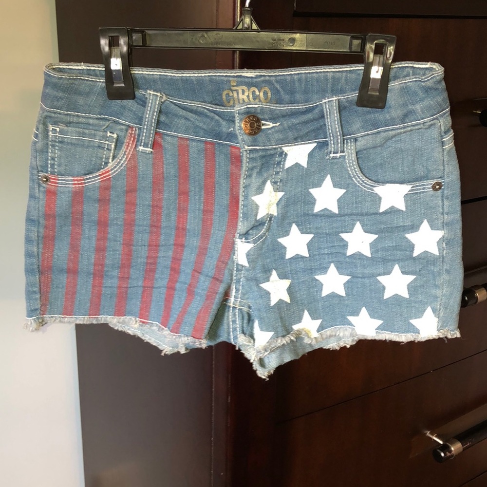 CIRCO - American Flag Jean Shorts
